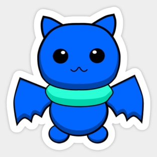 Blue bat Sticker